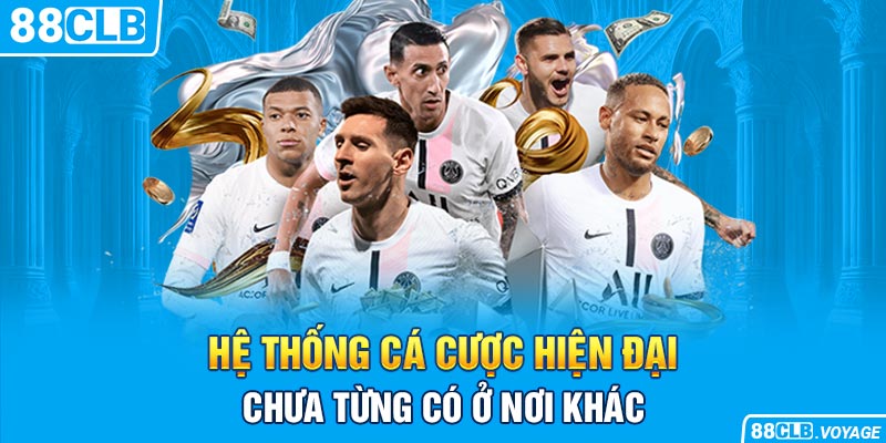 Hệ thống cá cược hiện đại chưa từng có ở nơi khác